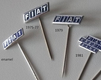 FIAT Logo Pins - A Piece of Automotive History!