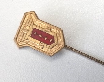 Vintage Mercury Logo Crest Lapel Pin - 1950-51 Enamel
