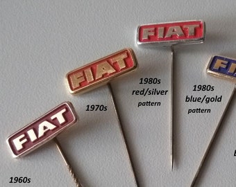 FIAT logo lettering pin 1960s-1980s