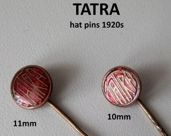 Antique TATRA Logo Pins - 1920s Charm