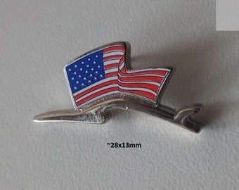 Sports Car Icon: Porsche 911 GT3 Pin with Stars & Stripes