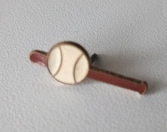 Baseball Passion: Pin with Baseball Bat Motif