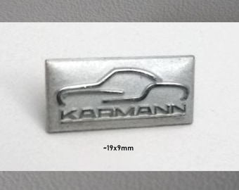 KARMANN Ghia Pin - Silver silhouette