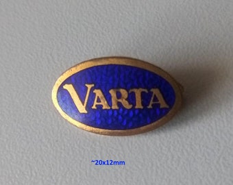 Antique VARTA brooch: A piece of jewelry made of enamel