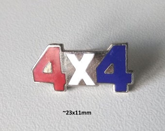 4x4 All-Wheel Drive Pin - 90s Offroad Style!