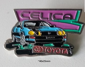 TOYOTA CELICA Motif Pin - Colorful Memories of the 90s!