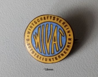 Historical Elegance: WIVAT Logo Brooch