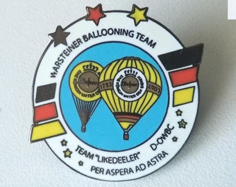 Warsteiner Ballooning Team Pin - Likedeeler "Per Aspera ad Astra"