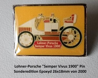 Secure the historical Lohner-Porsche pin