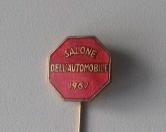 Turin Motor Show 1967 Lapel Pin - A Piece of History!