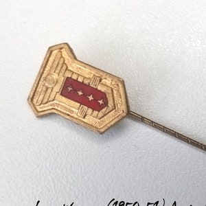 Original Mercury Logo Pin: Rare Enamel Emblem 1950-51