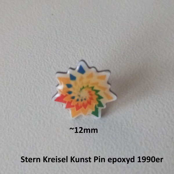 Stern Kreisel Kunst Pin