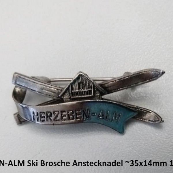 Broche ski MERZEBEN-ALM années 1980