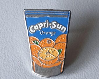 Capri-Sun Orange Pin – 90s Advertising Cult Item