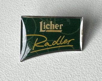 Licher radler promo pin – classic brewery collectible