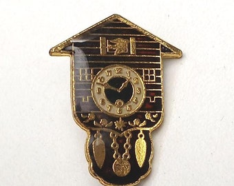 Black Forest Cuckoo Clock Pin - A Touch of Tradition!