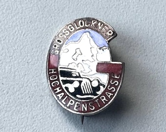 Grossglockner High Alpine Road – historic opening brooch, rare alpine souvenir
