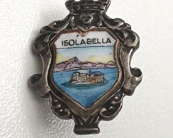ISOLA BELLA Pin - Hand-Painted Elegance!