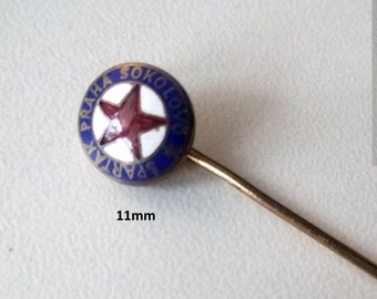 Spartak Praha Sokolovo Pin - Unique Enamel Collectible