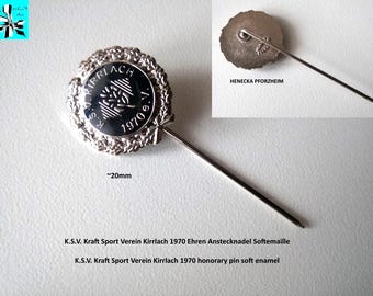 Wearable Sports History: K.S.V. Kirrlach Honor Badge