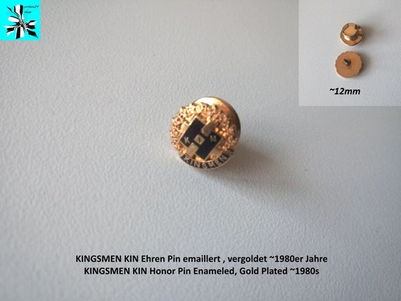 KINGSMEN KIN Pin - A Touch of Golden 80s