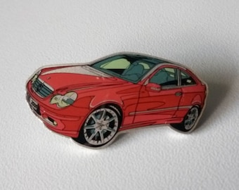A must-have for fans of the 203 series: Original Mercedes-Benz CL 203 sports coupé pin!