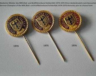 Historic Honor Pins: Pride and Tradition of RKB!