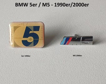 BMW 5 Series & M5 Retro Pins – Sporty Elegance to Wear!