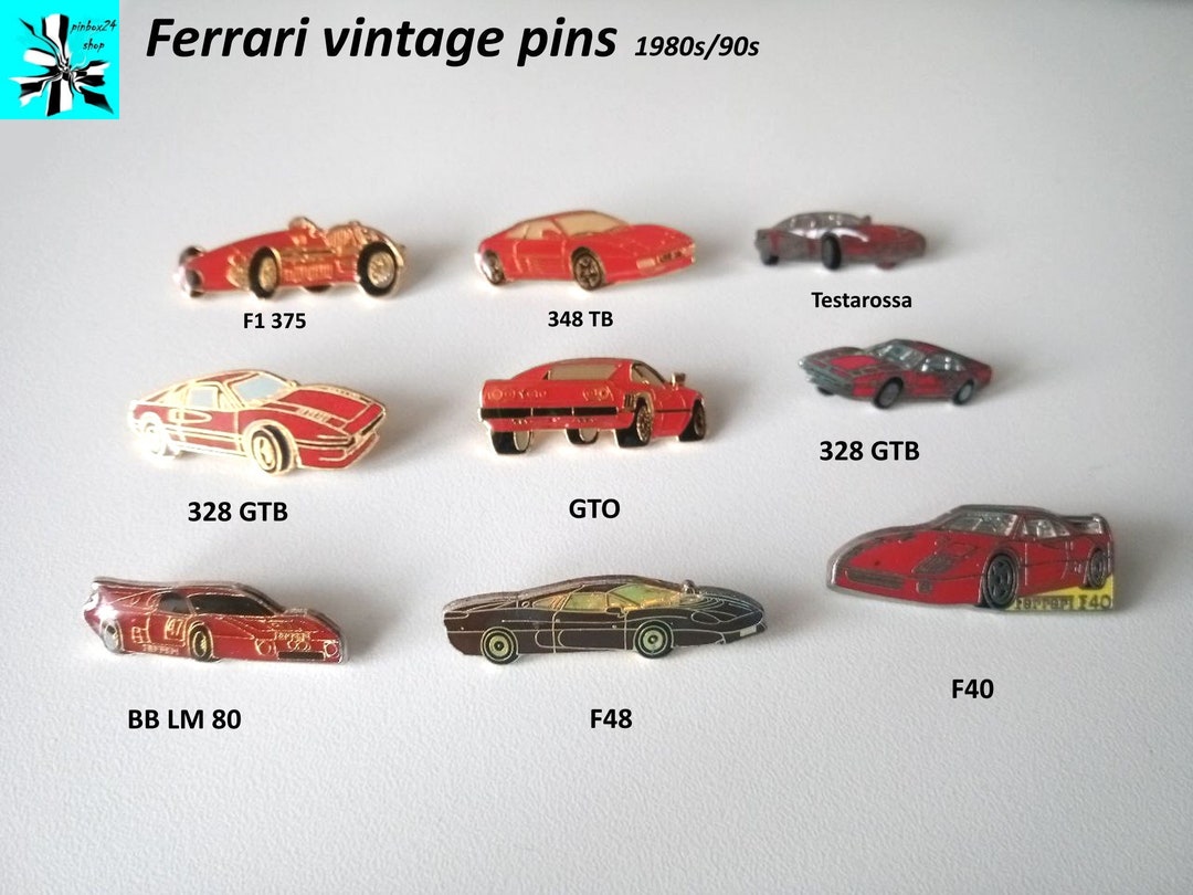Ferrari Cult: Memories of Motorsport and Sports Car Pins From the