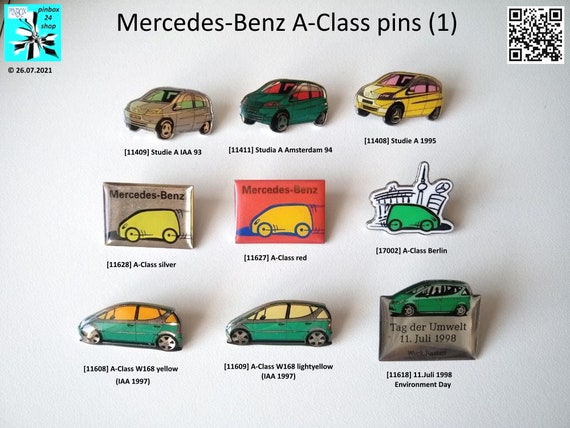 Mercedes-Benz pins: From the study to the A-Class