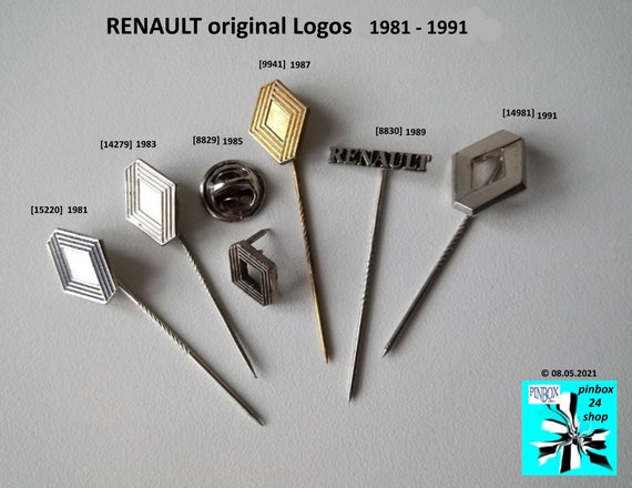 RENAULT logo pin - 1981 to 1991