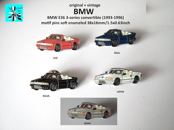 Show your love for the BMW E36 - Convertible Pins