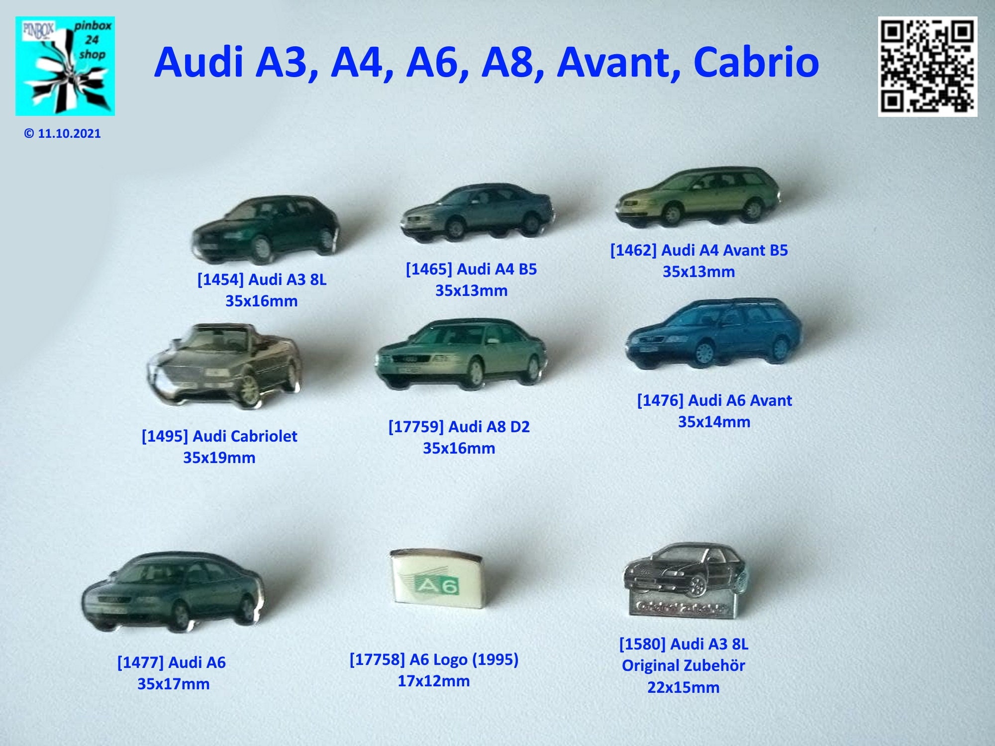 Attention Audi Lovers: Select Your A3, A4, A6, A8, Avant or Cabrio Pin 