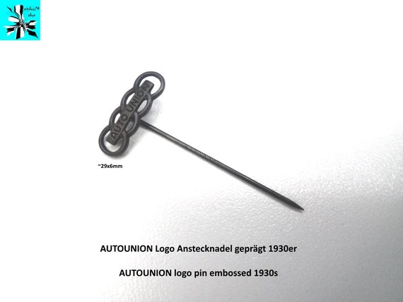 Unique AUTOUNION logo to pin