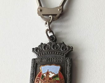 Spiritual Protection: St. Wolfgang and St. Christopherus Keychain