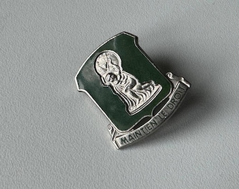 Law Enforcement enamel pin – Maintien le Droit – USA made collector item