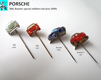 Porsche 968 and Boxster pins: exclusive collector's items