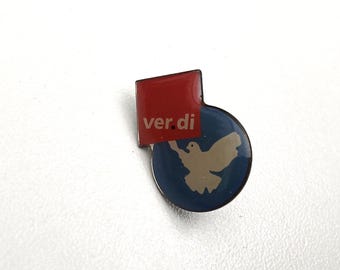 Verdi Peace Dove Pin - A Touch of Peace!