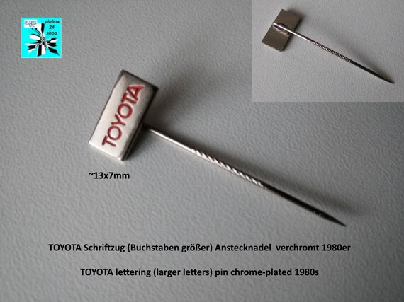 Toyota Logo Pins - Classics of the 80s and 90s! - Etsy
