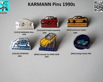 KARMANN Vehicle Pins - Automotive History to Wear!