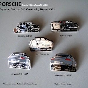 Porsche Press Pins 2003: coveted worldwide