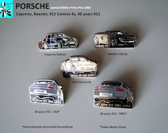 Porsche Press Pins 2003: coveted worldwide