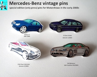 Mercedes-Benz Press Pins - A Touch of Exclusivity!