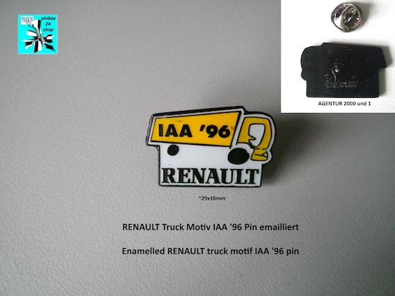 Enamelled RENAULT truck motif IAA '96 pin