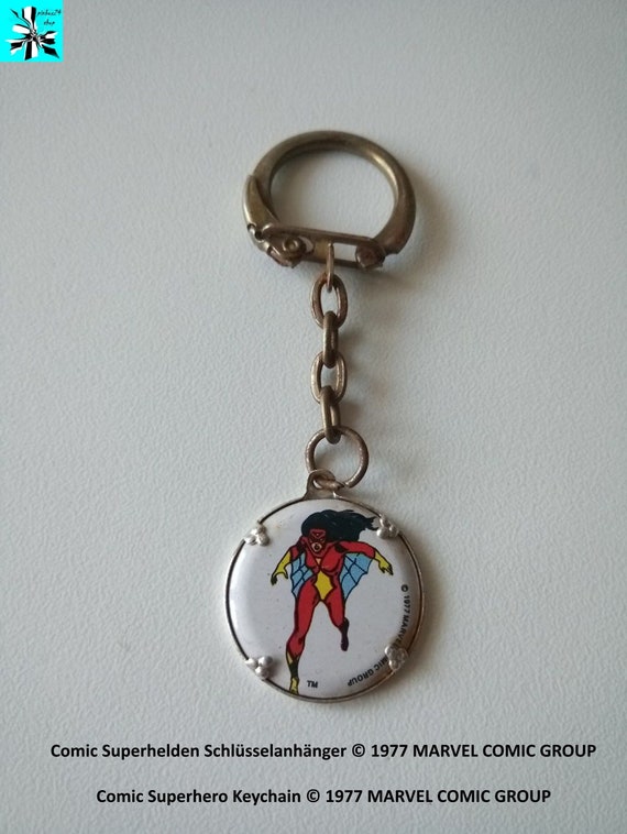 Marvel Comic Memorabilia - Superhero Keychain