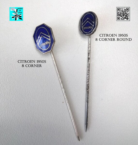 CITROEN logo pins octagon enameled 1950s Unique desig… - Gem