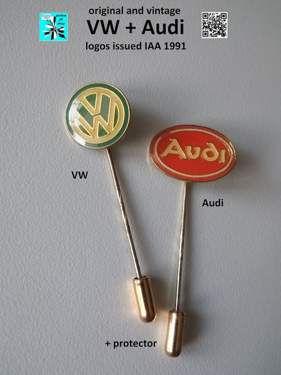 Original VW & Audi logo pins with tip protection from 1991 - Order nowelect now