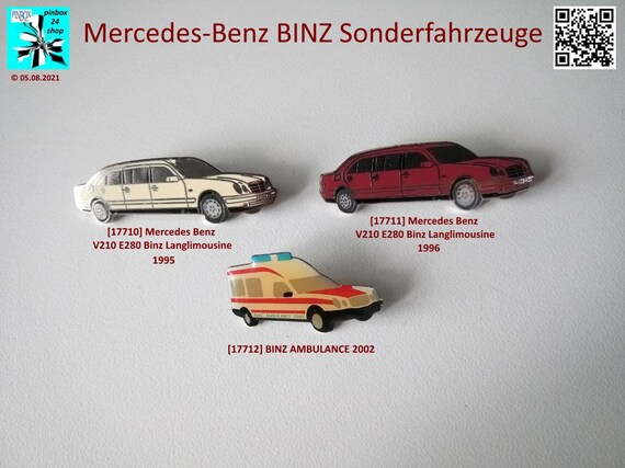 Mercedes-Benz BINZ special vehicles pins