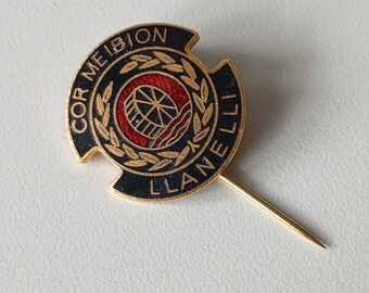 Côr Meibion Llanelli Logo Pin - Enameled