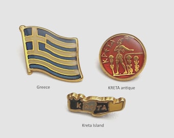 Greek Island Vibes: Vintage Pins from the 80s & 90s